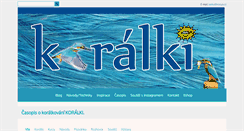 Desktop Screenshot of koralki.rooya.cz