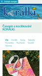 Mobile Screenshot of koralki.rooya.cz